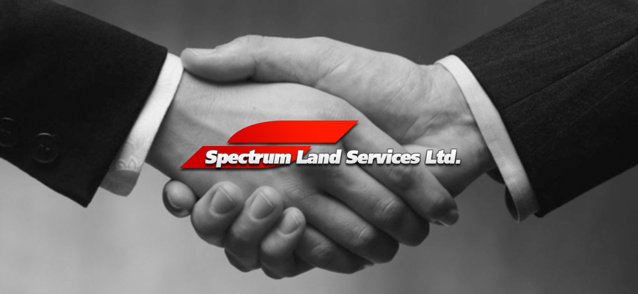 Spectrum Land Services is Alberta's local experts in Mineral Land Evaluations, Title Evaluations, Acquisitions and Divestitures, Title Review, Land Negotiations, Contract Review and Preparations, and Land Management.